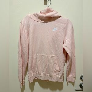 Nike Funnel Neck hoodie -baby pink